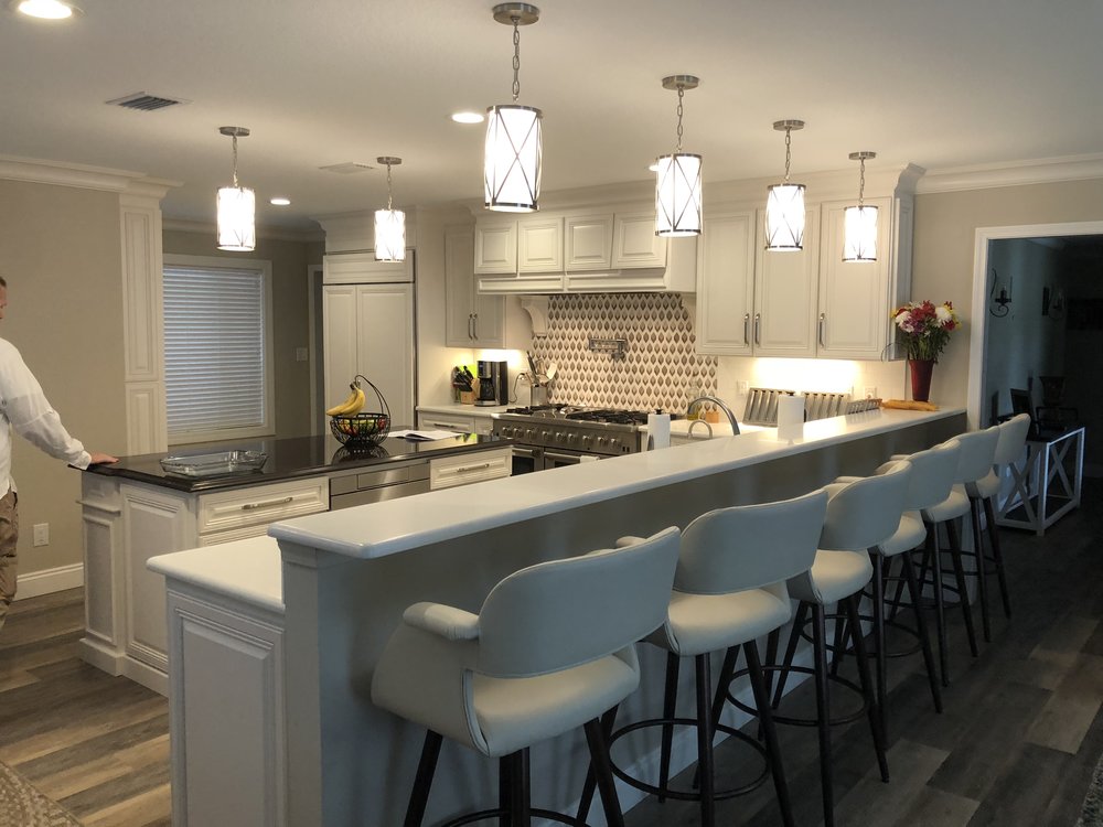 Elegant custom kitchen cabinets with modern finishes